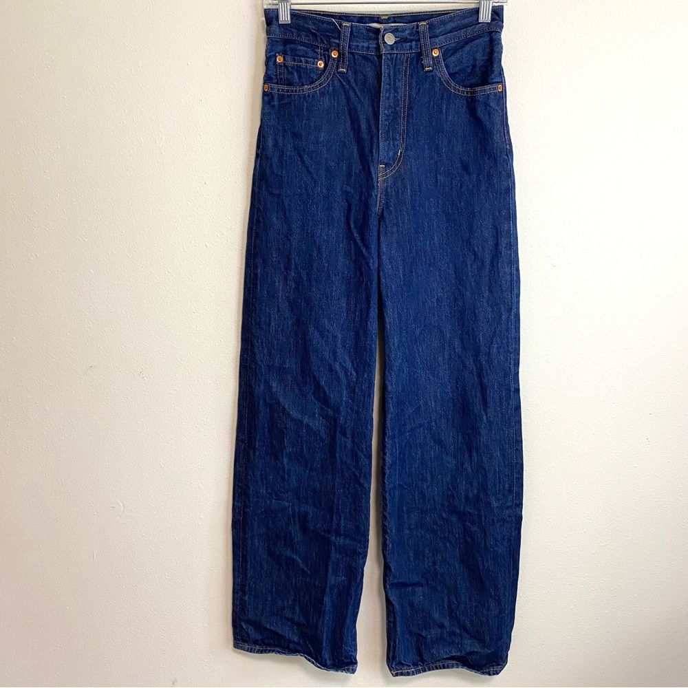 Levi's Ribcage Wide Leg Jeans High Rise Size 26